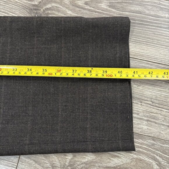 VTG Polo Ralph Lauren Brown Tweed Pants Pleated Plaid 90s Mens 40 Cashmere Wool - Picture 9 of 14